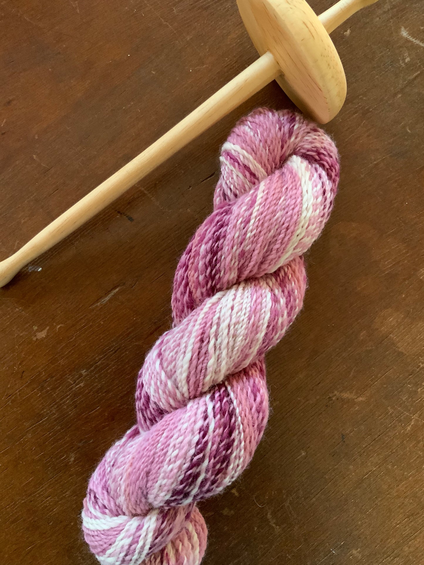“Bush Blossom” on Merino (23 microns)