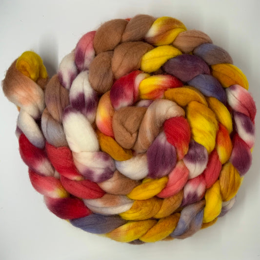 “Autumn” on White Gum Wool