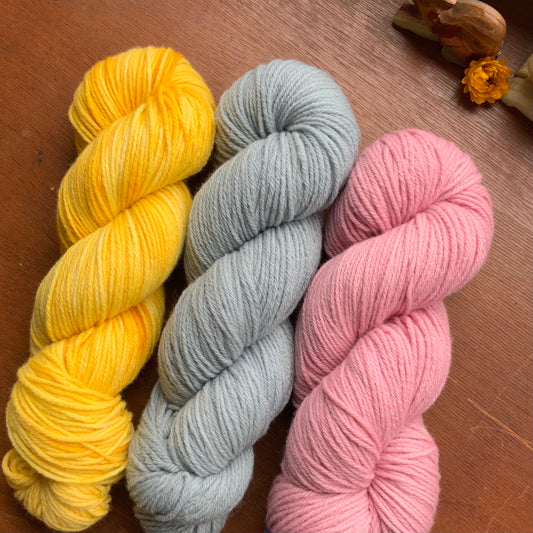 “Boronia” on WGW Merino/Nylon 4ply/fingering