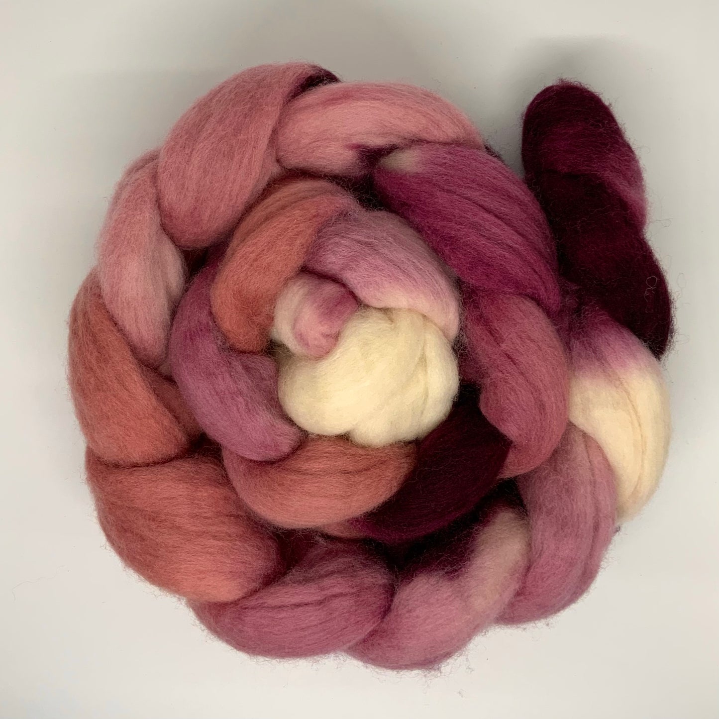 “Bush Blossom” on Merino (23 microns)